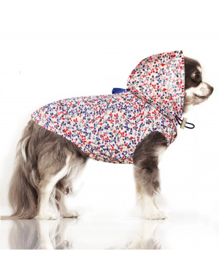 "Milk and Pepper Laly Red Waterproof Raincoat for Women – Lightweight Hooded Outdoor Jacket"