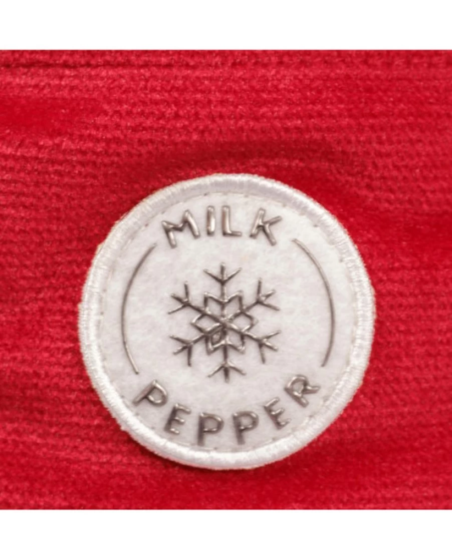 Milk and Pepper Red Puff Jacket With Ears - Cozy Winter Hooded Coat
