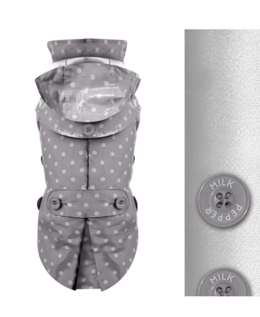 Milk and Pepper Ladybird Print Waterproof Raincoat for Women