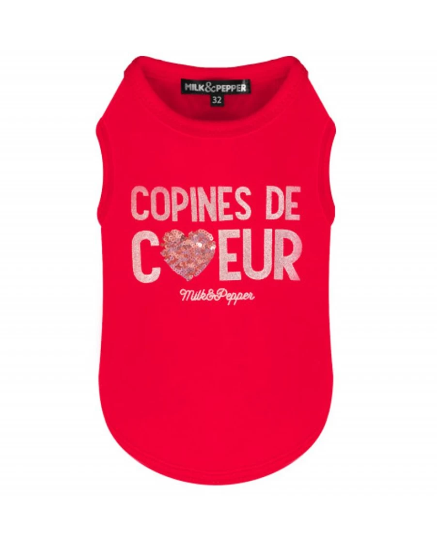 Milk and Pepper Women's Coline Cotton T-Shirt - Soft Casual Tee for Everyday Wear