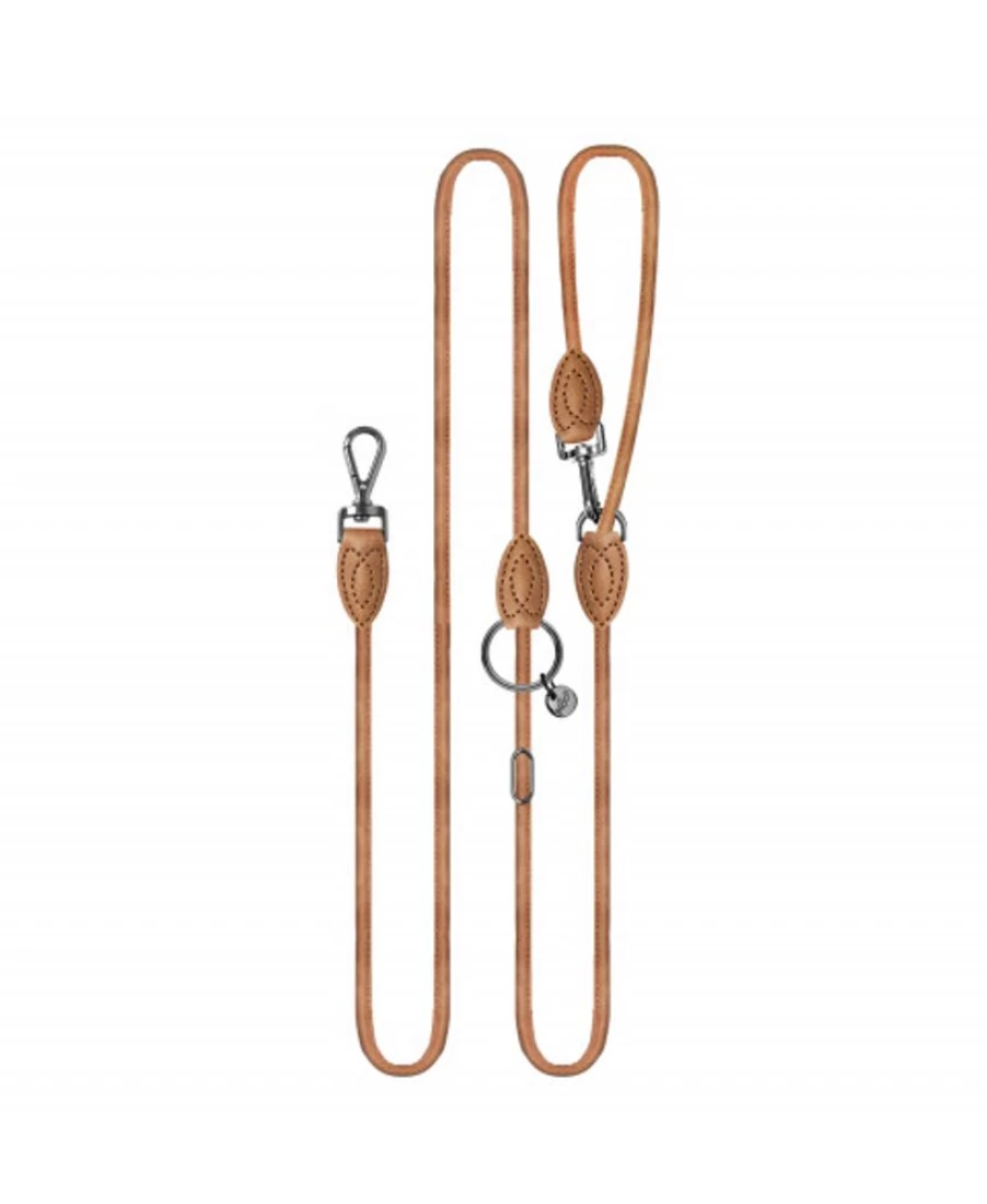 Milk and Pepper Multifunctional Dog Leash - Nelson Camel for Secure and Versatile Pet Walking