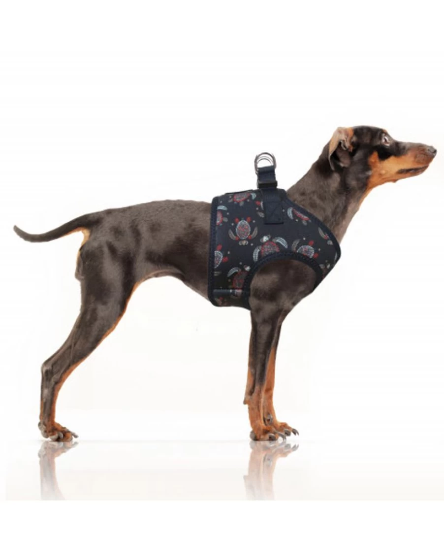 Milk and Pepper Manahau Navy Blue Dog Harness – Adjustable Pet Harness for Small to Medium Dogs