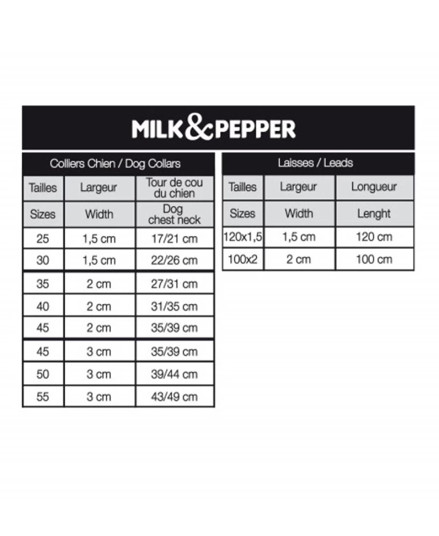 Milk and Pepper Amaya Dog Leash – Durable and Stylish Pet Walking Lead