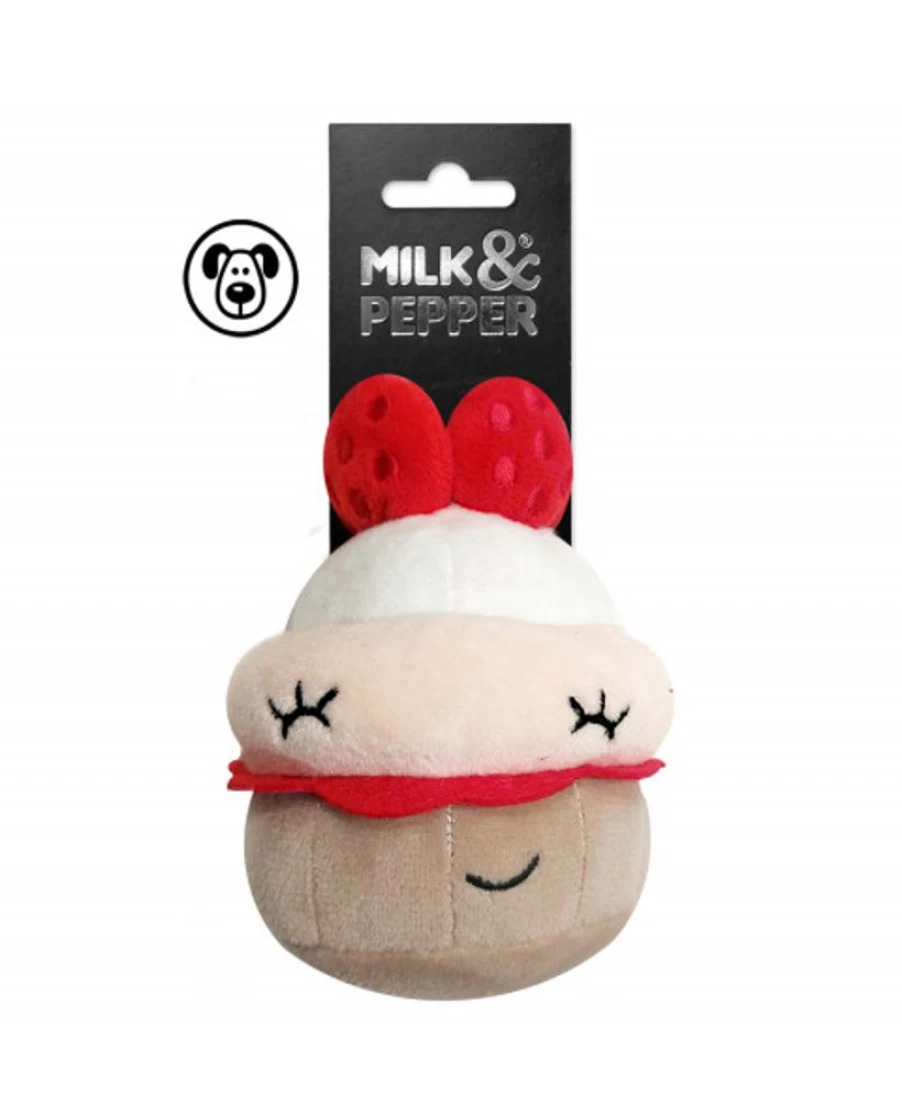 "Milk and Pepper Strawberry-Shaped Red Toy - Fun and Vibrant Playtime Gift for Kids"