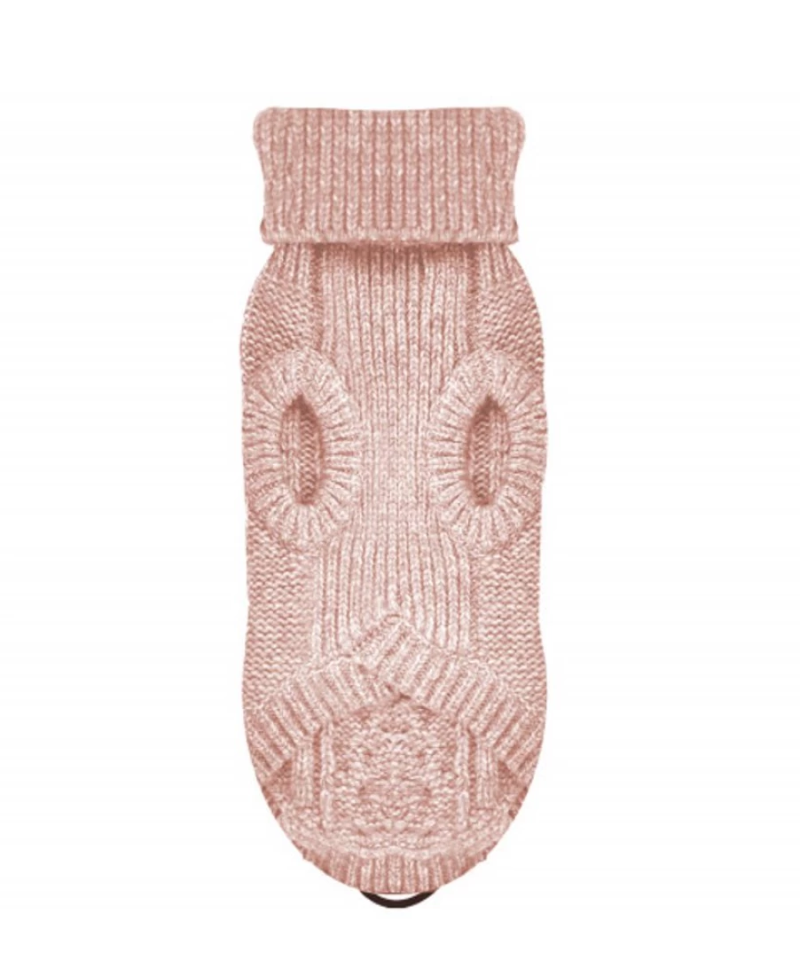 "Milk and Pepper Women's Pink Donovan Sweater - Soft Knit Pullover Top"