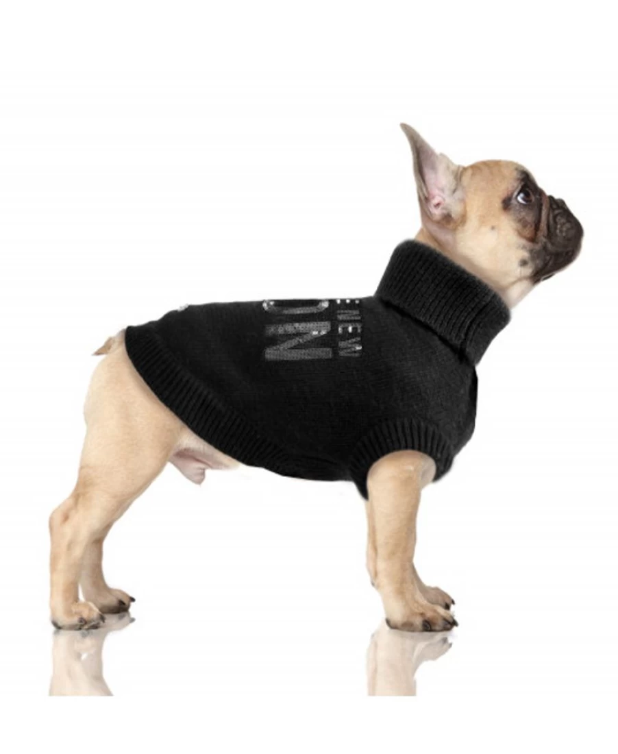 "Milk and Pepper Lyra Bulldog Sweater - Cozy Knit Dog Sweater for Bulldogs"