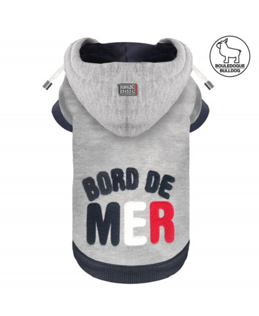 Milk and Pepper Arthus Bulldog Hoodie - Stylish Bulldog Print Pullover for Men and Women