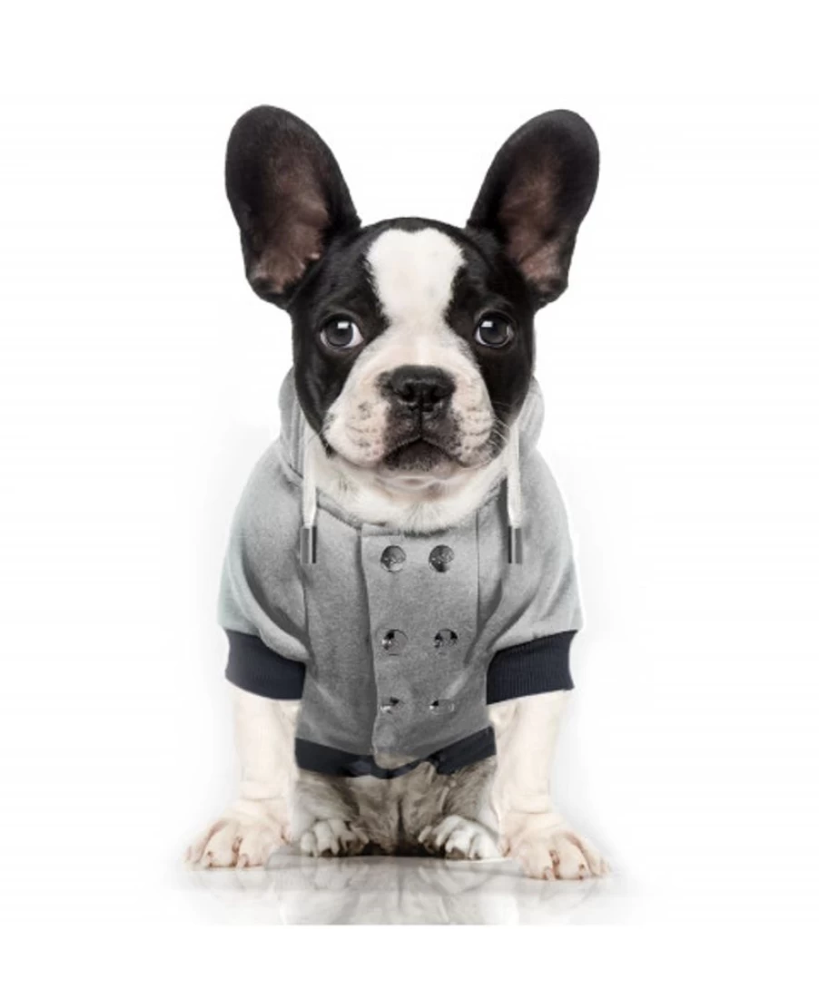 Milk and Pepper Arthus Bulldog Hoodie - Stylish Bulldog Print Pullover for Men and Women