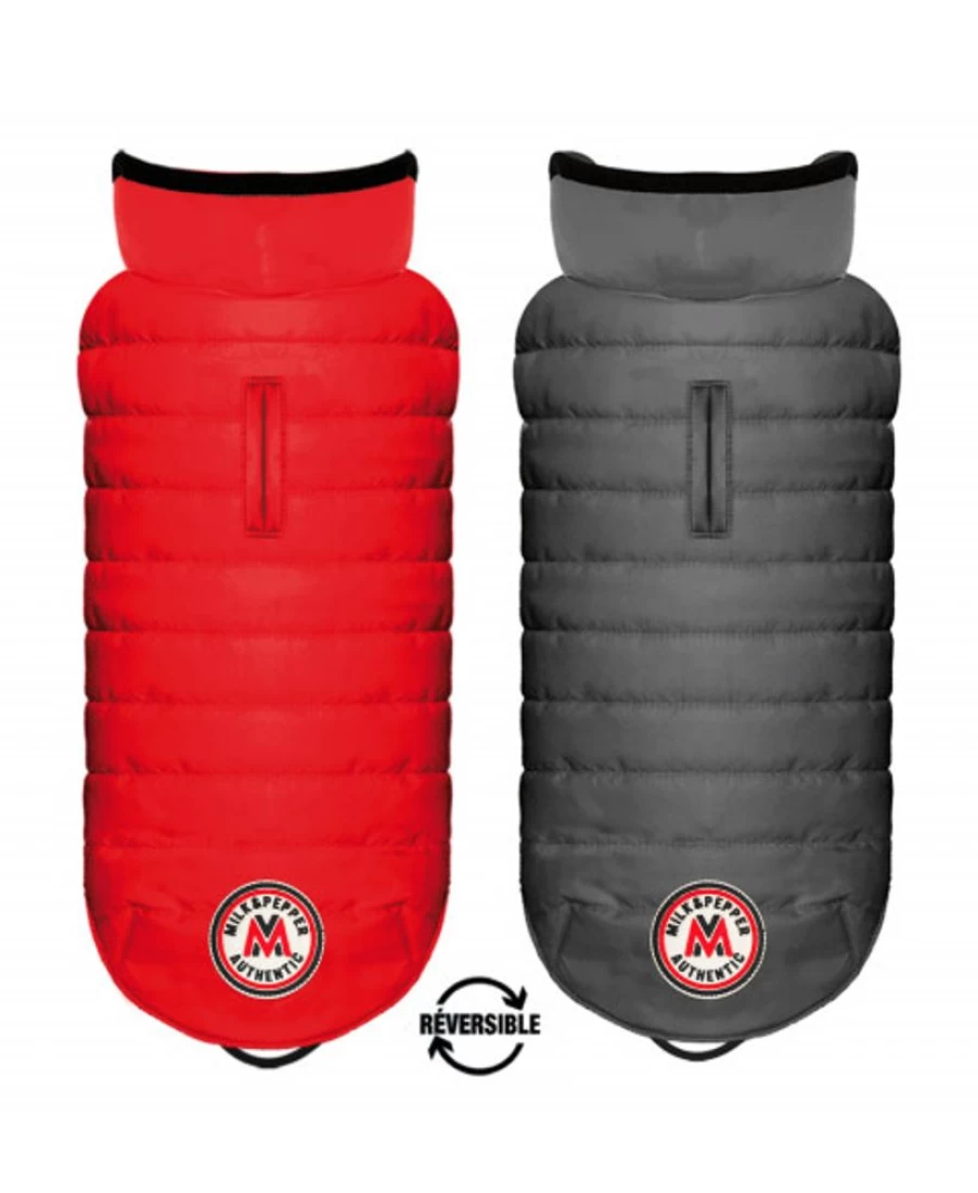 Milk and Pepper Reversible Puffer Jacket for Women - Arctik Dual-Sided Warm Winter Coat