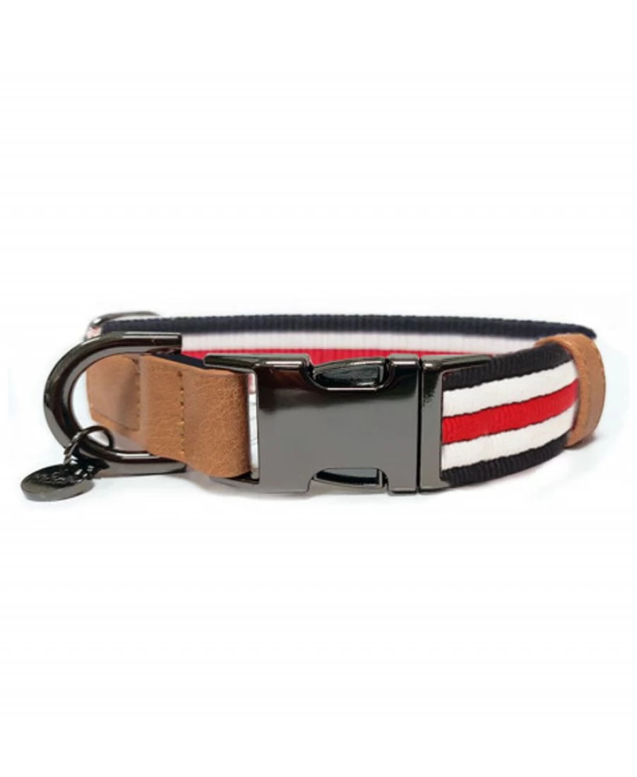Milk and Pepper Heritage Adjustable Collar – Classic Style with Custom Fit