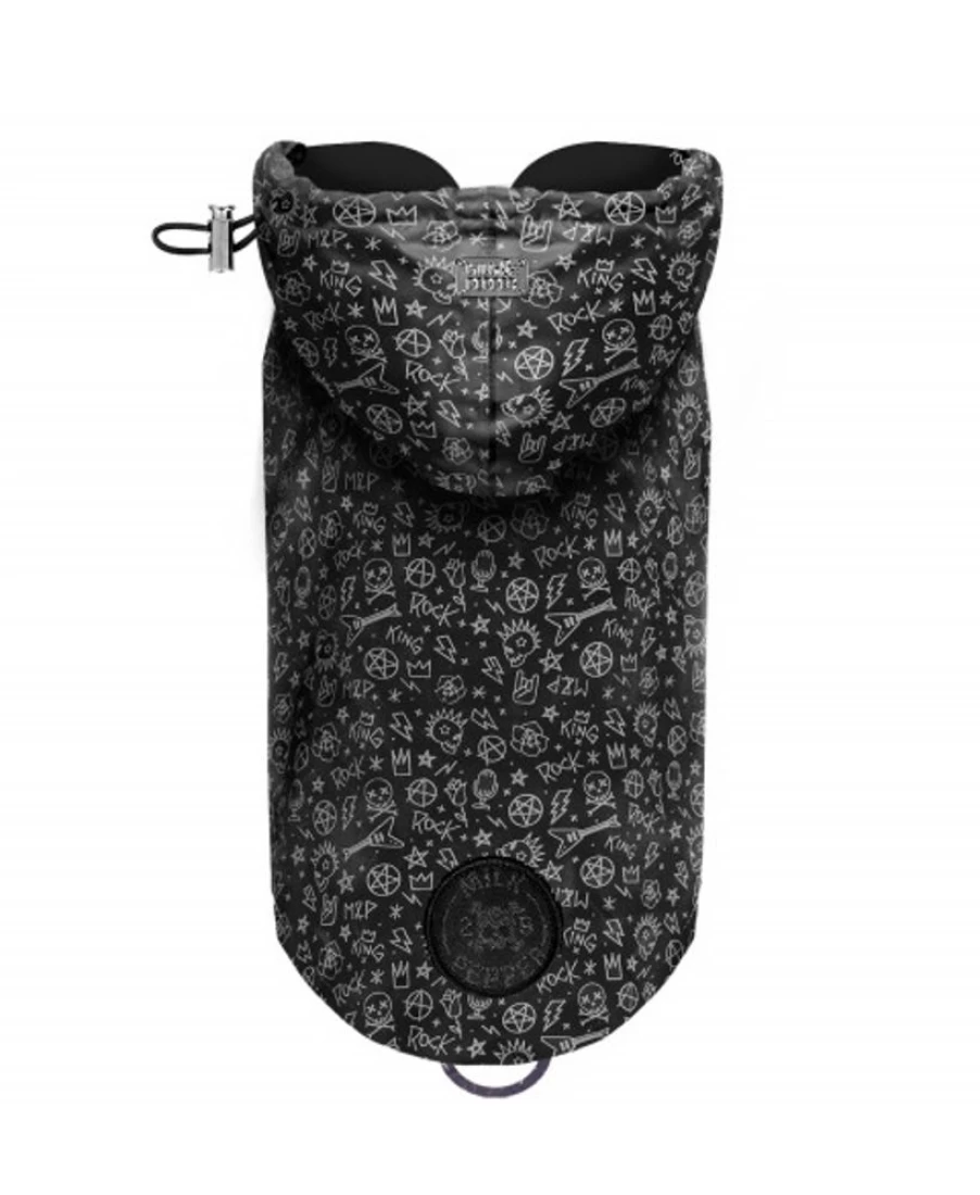 Milk and Pepper Zack Black Waterproof Raincoat for Men and Women