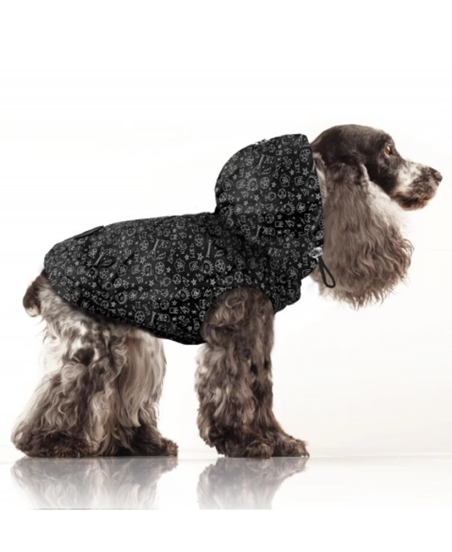 Milk and Pepper Zack Black Waterproof Raincoat for Men and Women