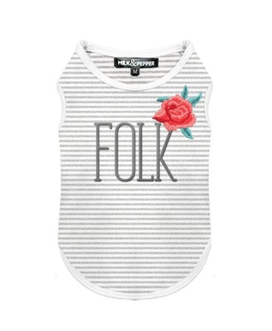 "Milk and Pepper Women's Anastasia Graphic Cotton T-Shirt - Soft Casual Tee"