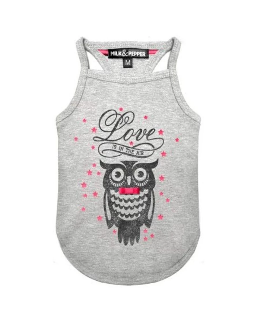 "Milk and Pepper Nightbird Graphic Cotton T-Shirt for Men and Women"