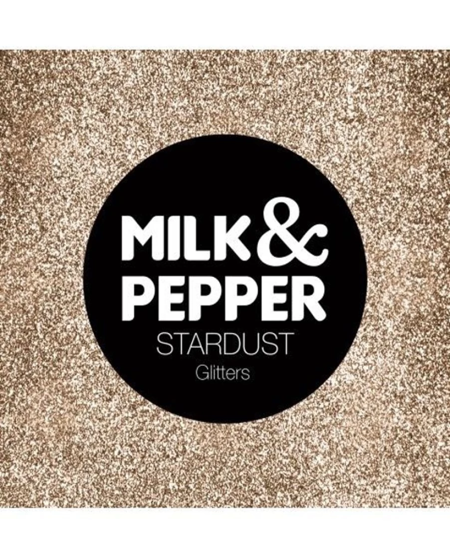 Milk and Pepper Stardust Cat Collar - Sparkling Adjustable Kitten Necklace with Bell for Safety