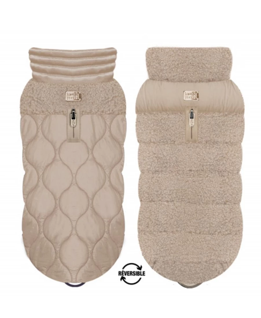 "Milk and Pepper Amelia Reversible Puff Jacket - Stylish Dual-Side Winter Coat"