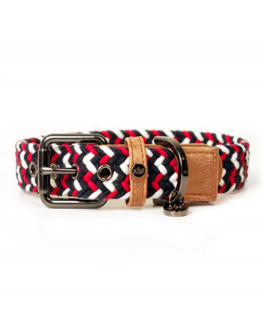 Milk and Pepper Imoca Dog Collar – Adjustable Pet Collar for Dogs, Durable and Stylish Pet Accessory