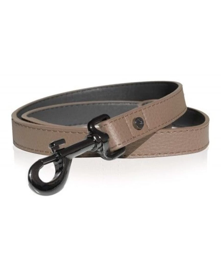 Milk and Pepper Smart Leather Dog Leash – Premium Adjustable Hands-Free Pet Walking Lead