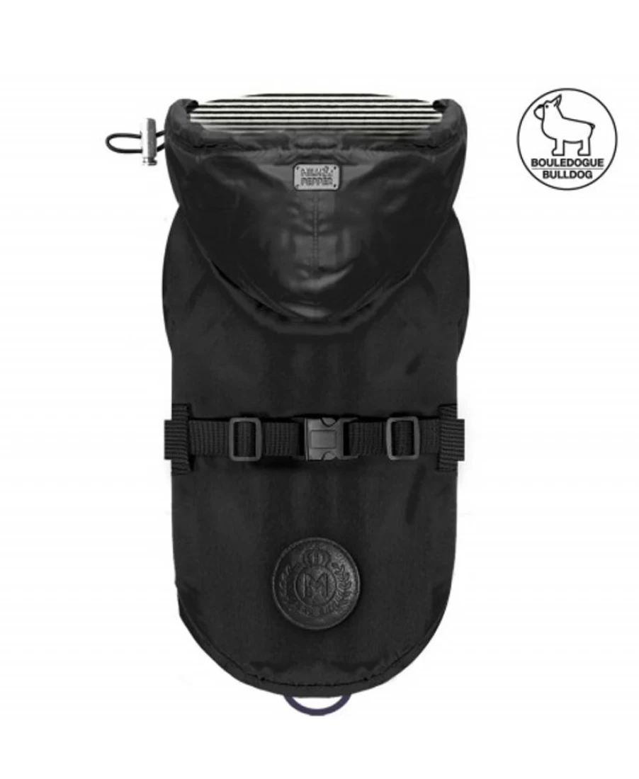 Milk and Pepper Stuart Bulldog Waterproof Raincoat for Dogs