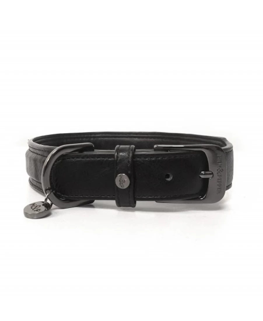 "Milk and Pepper Piccadilly Collar - Stylish and Elegant Dog Collar for Pets"