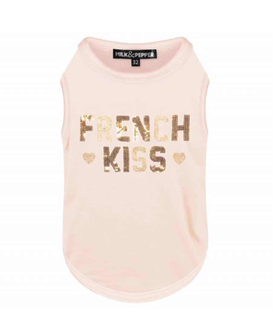 Milk and Pepper Women's Pink Chloe Short Sleeve T-Shirt - Soft Cotton Casual Tee