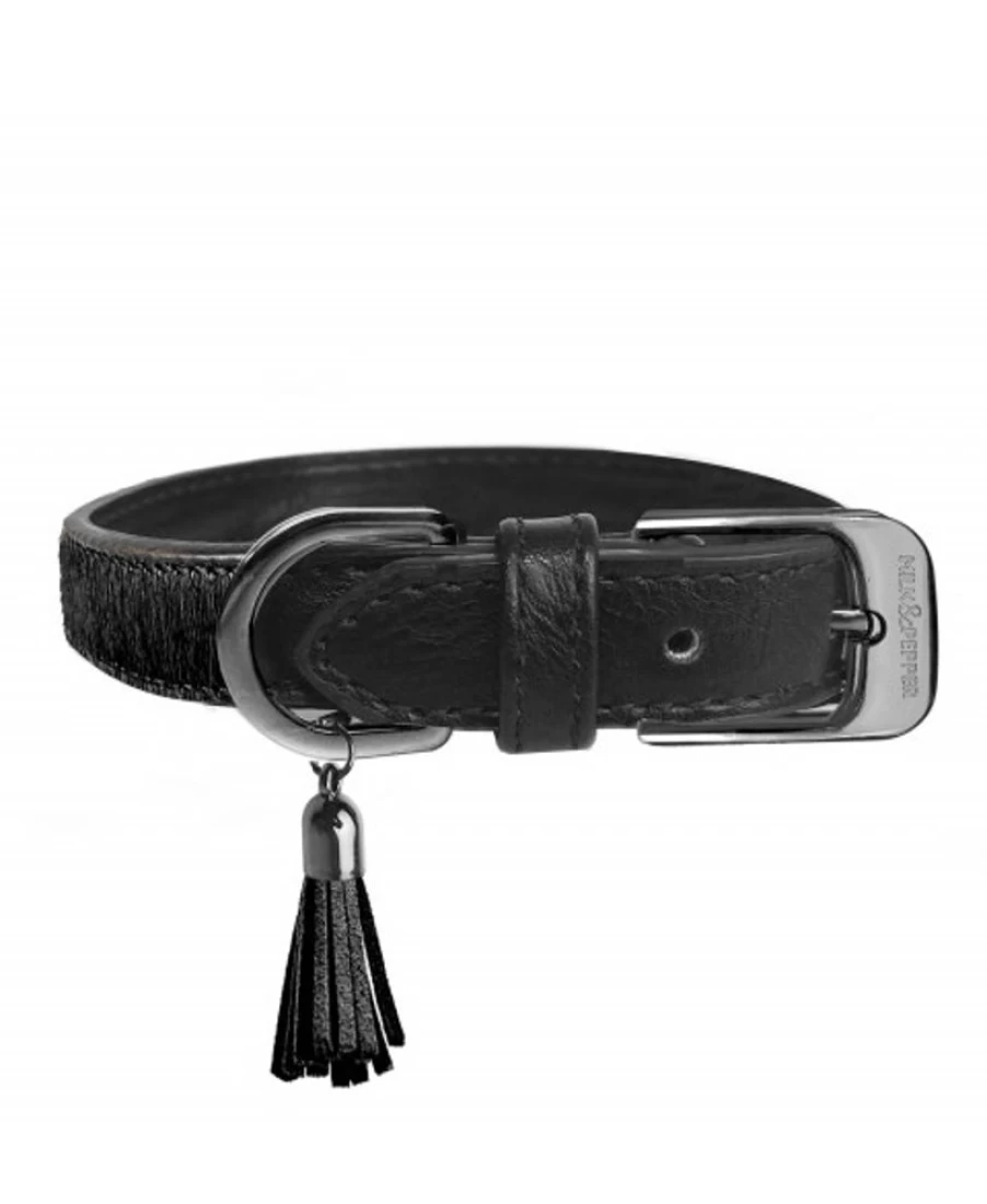 Milk and Pepper Serval Cat Collar - Adjustable Safe Breakaway Kitten Collar with Bell