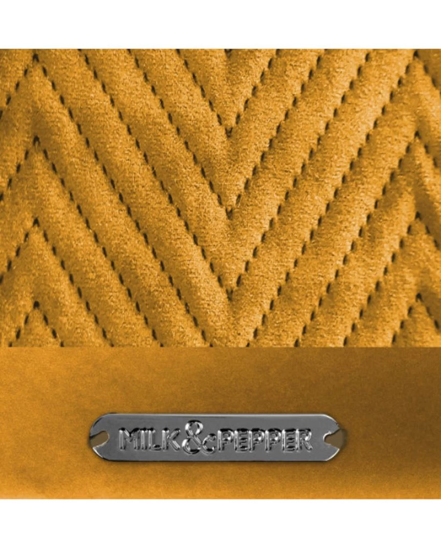 Milk and Pepper Removable Round Mustard Mattress - Saint Germain Design