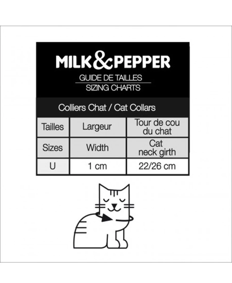 Milk and Pepper Guepard Cat Collar – Stylish and Comfortable Pet Collar for Cats