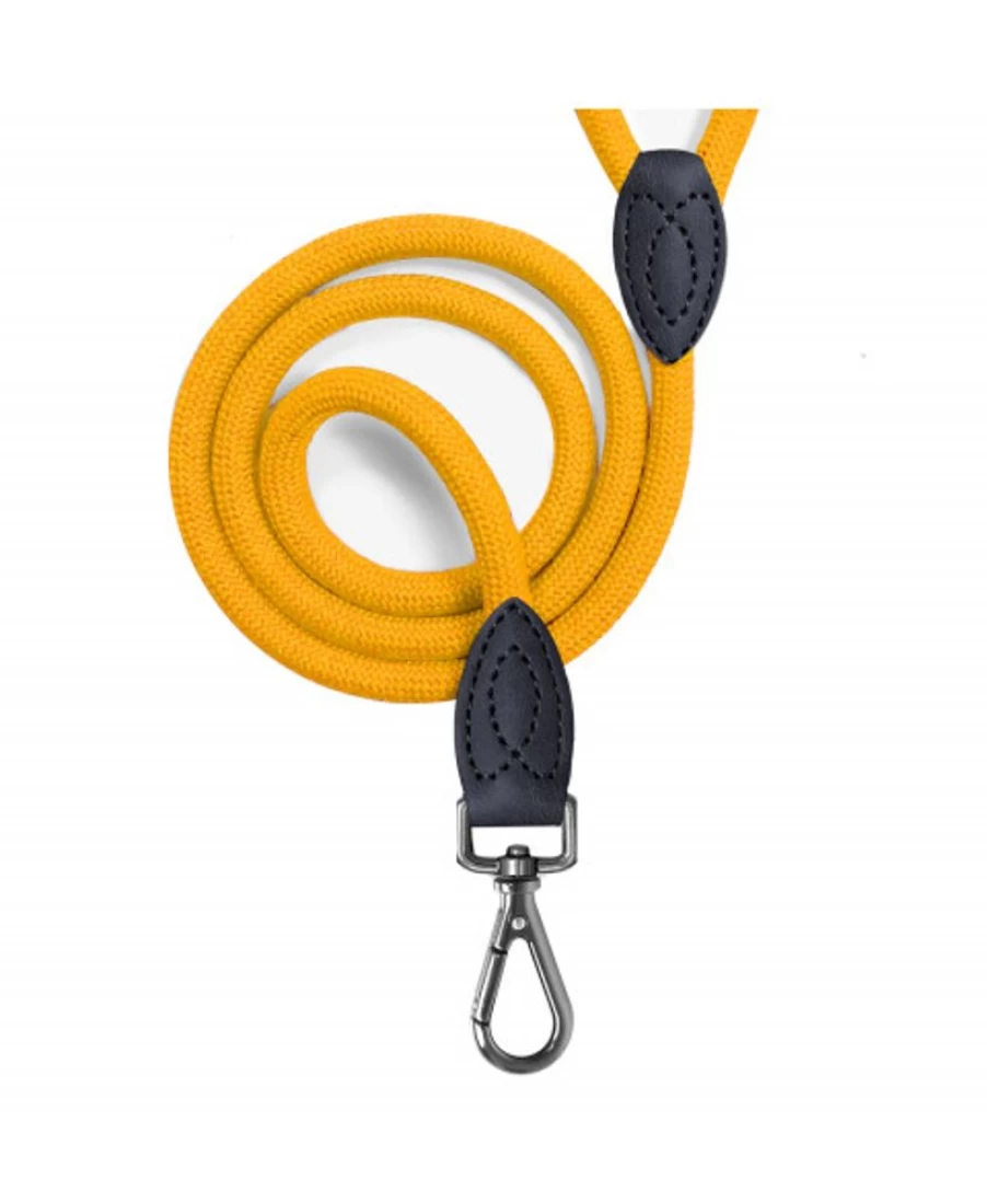 Milk and Pepper Kaya Round Dog Leash - Durable and Stylish Pet Walking Accessory