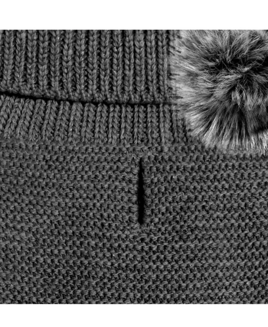 Milk and Pepper Grey Camille Bulldog Knit Sweater for Women