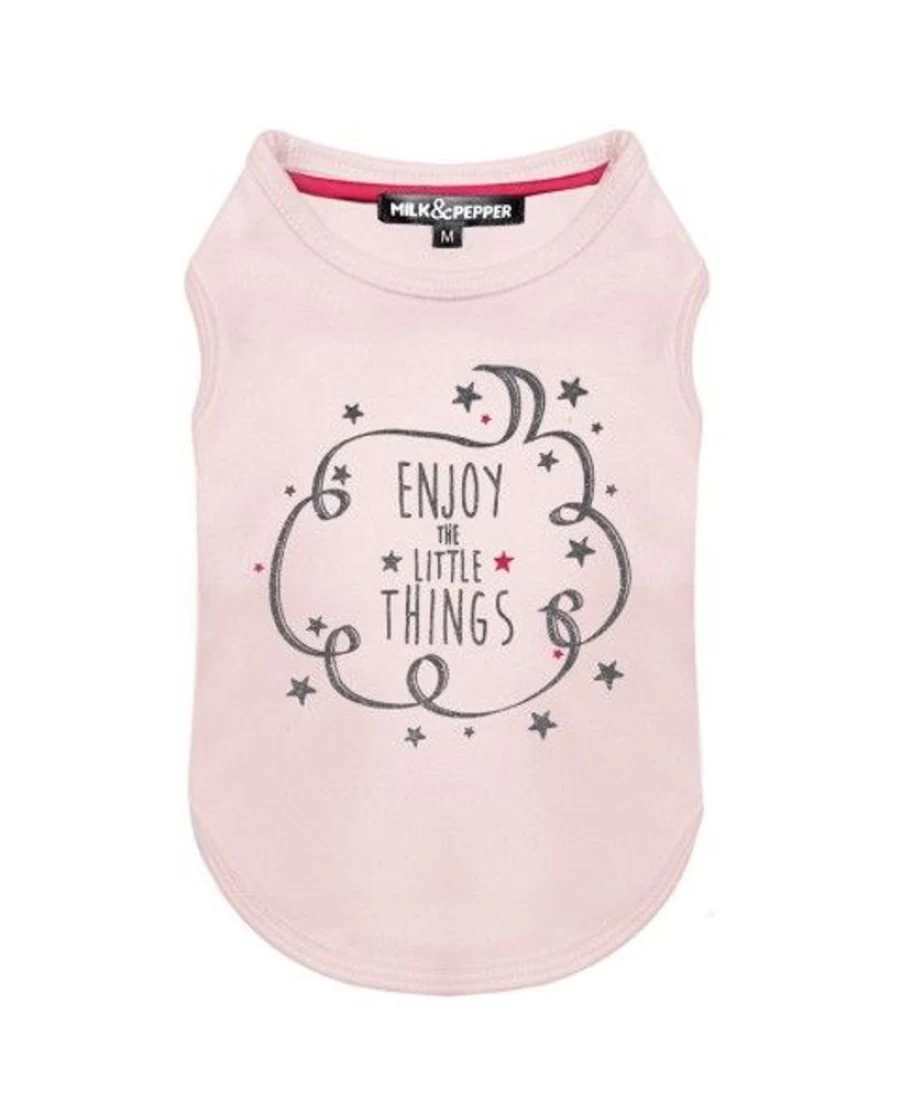 "Milk and Pepper Enjoy Graphic Cotton T-Shirt for Men and Women"