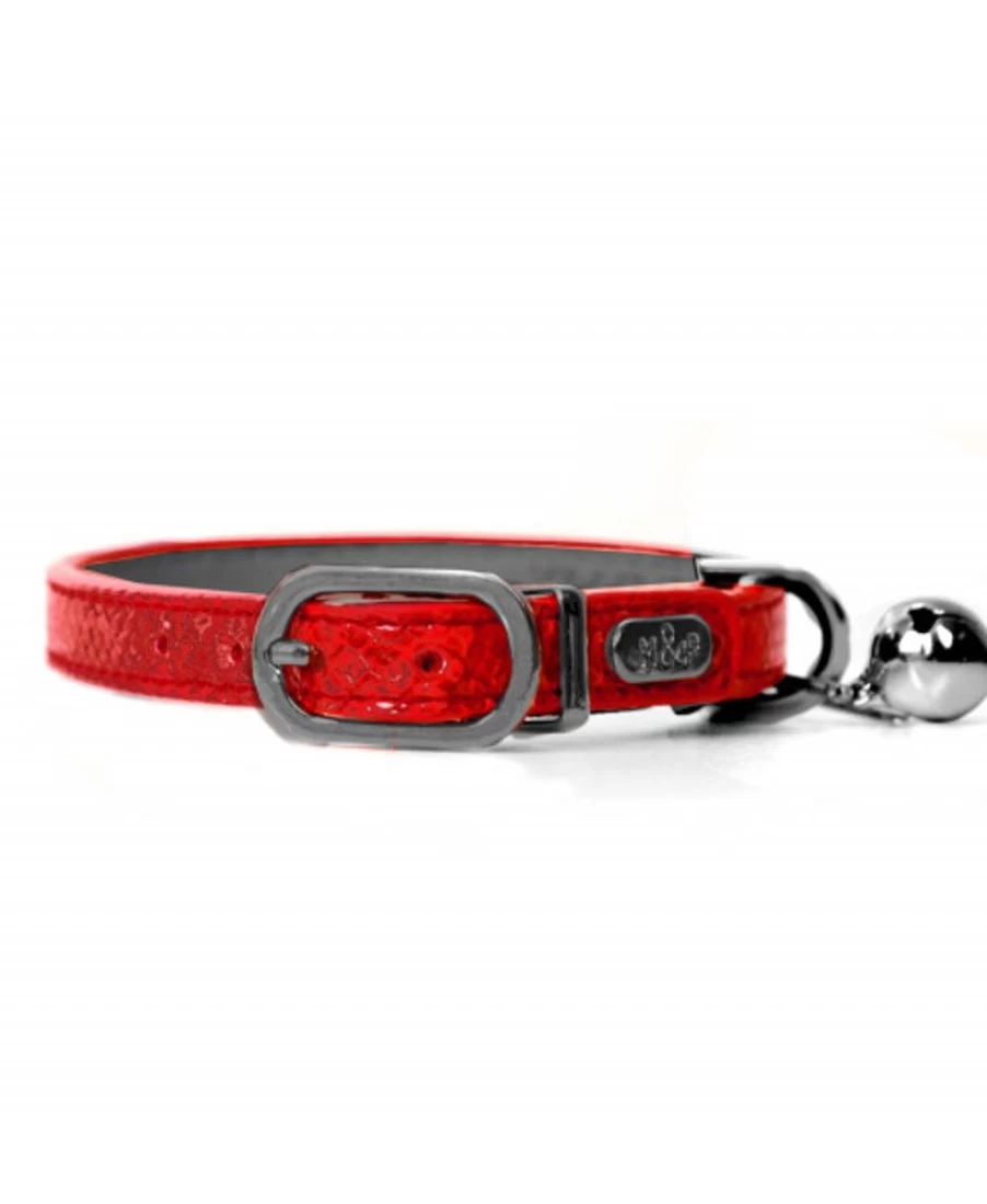 Milk and Pepper Safira Cat Collar - Adjustable, Reflective, and Stylish Kitten Collar for Safety and Fashion