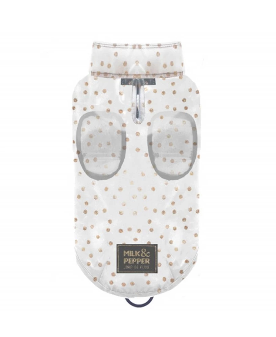 "Milk and Pepper Thelma Gold Waterproof Raincoat for Women"