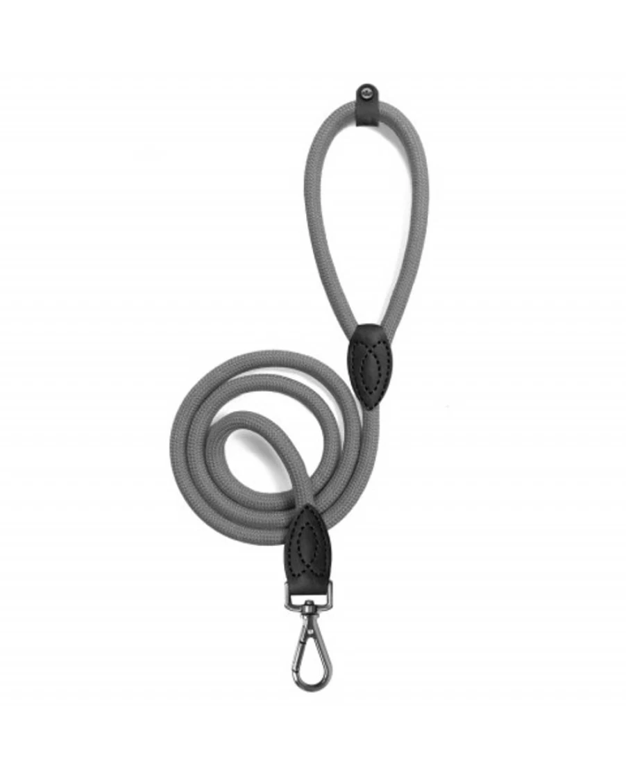 Milk and Pepper Round Dog Leash - Edward Grey Stylish and Durable Pet Accessory