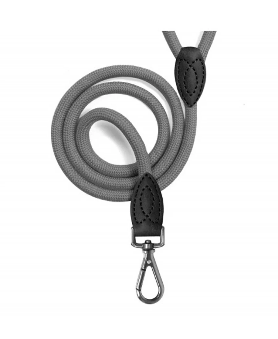 Milk and Pepper Round Dog Leash - Edward Grey Stylish and Durable Pet Accessory