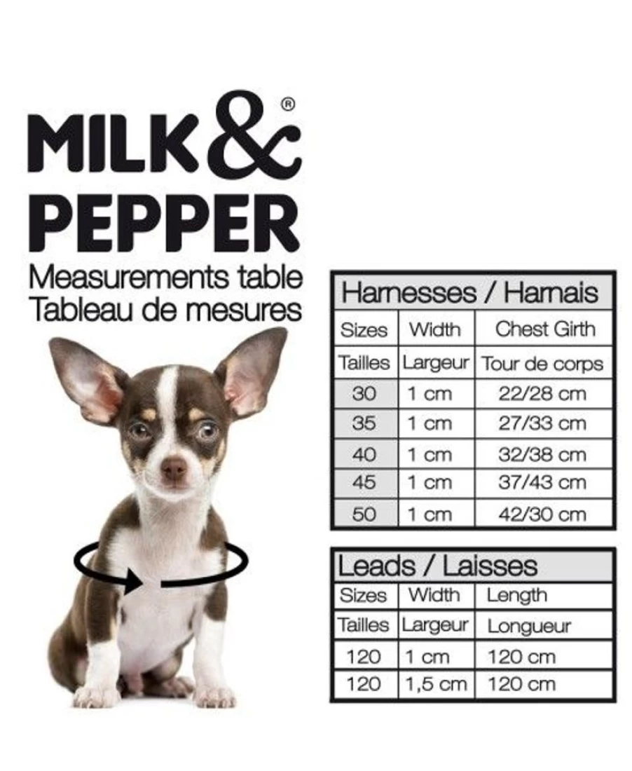 "Milk and Pepper - Premium Leash Milkyway Dog Lead for Secure Walks"