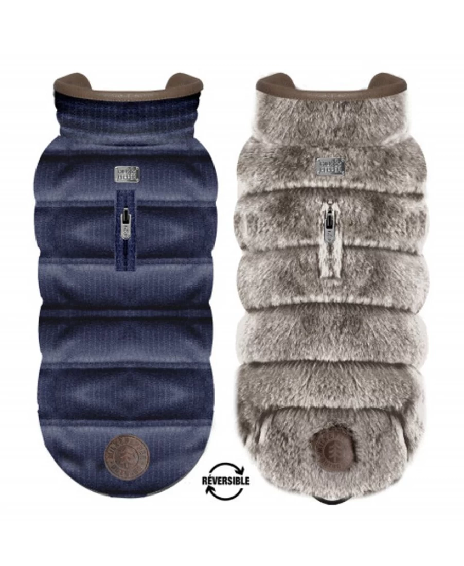 Milk and Pepper Aksel Reversible Puffer Jacket for Women - Lightweight Insulated Winter Coat